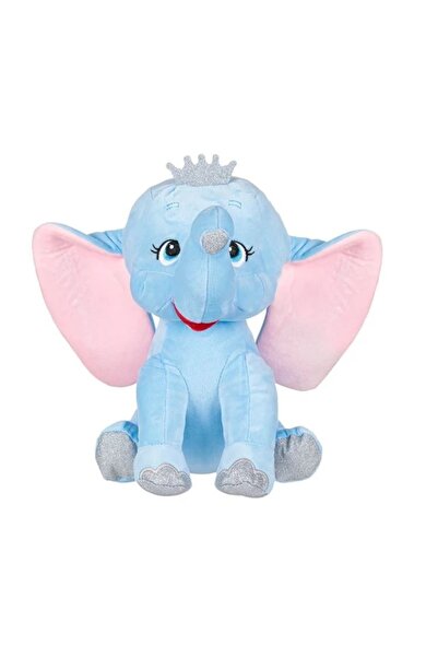 divendi-ro Elefant de pluș Pluto cu coroană argintie, poliester, 23×22×32 cm,...