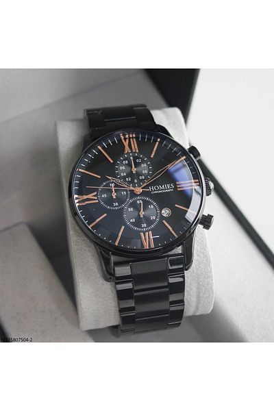 Homies Hm15807S04-2 Men's Wrist Watch with Steel Band