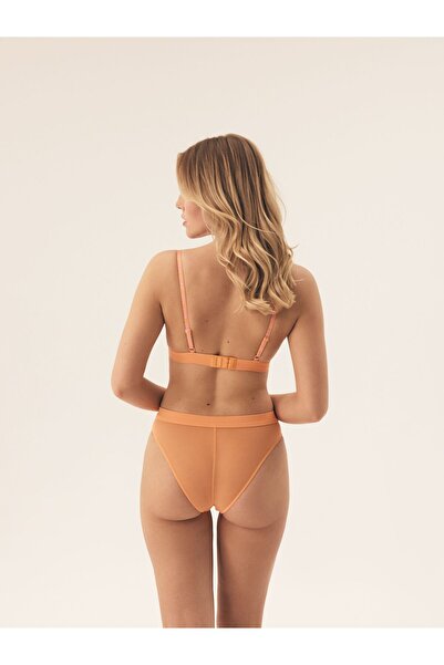 Bloovii Women's Brazilian Brief Ribbed Front & Mesh Back Wide Band | Saoui