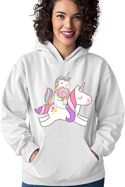 OEM Women's Hoodie Unicorn Squad Donnut Mother Childe Fly
