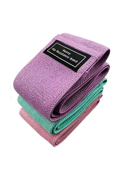 NAN Set 3 benzi de exerciții, Nan, diferite niveluri de rezistență, lățime 8 cm, multicolore
