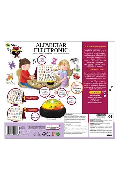 divendi-ro Board game "Electronic Alphabet", age 3+ years, multicolored