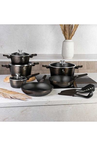 Berlinger Haus Primal Gloss Collection 15-Piece Titanium Cookware Set
