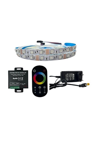 DORA LED RF DOKUNMATİK KUMANDALI RGB ŞERİT LED SET 5050 LEDLİ 3ÇİPLİ 10METRE ...