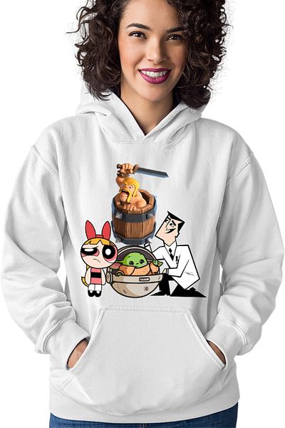 OEM Hanorac Femei Clash of Clans Powerpuff Girls Blossom Baby Yoda