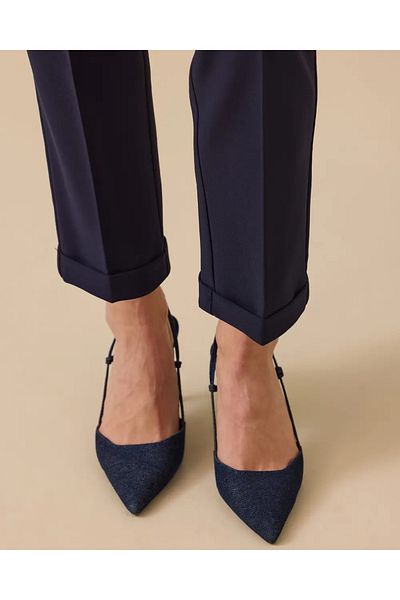 SEÇİL Pantaloni Seçil pentru femei cu talie adunată cu tăietură morcov 10002511010031