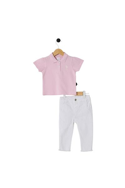 U.S. Polo Assn. Baby Girl Set Usb2632