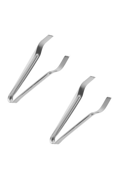 HENDI Szczypce do lodu ze stali nierdzewnej 180mm zestaw 2 szt - 523520