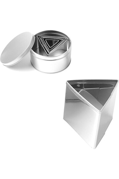 HENDI Formă de tăiat prăjituri, șablon TRIUNGHIURI - SET DE 6 - 673775