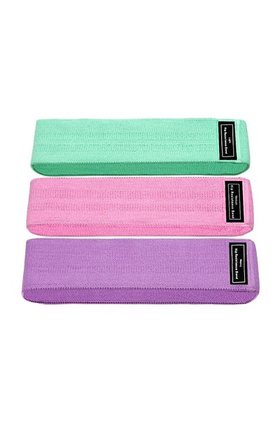 OEM Set 3 benzi elastice pentru fitness, 3 niveluri de rezistență, coapse, fesieri și picioare