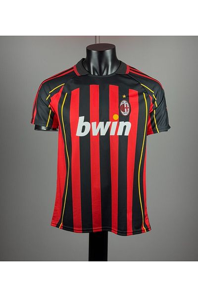 BARBITOS Legend M.I.L.A.N Kaka 22 Nostalgia Adult Black Short Sleeve Jersey 06Ds