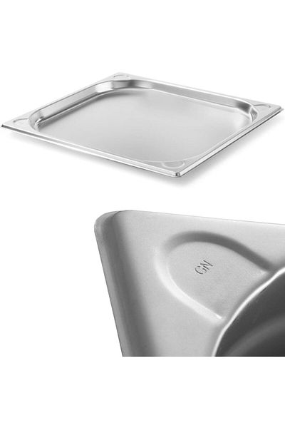HENDI Pojemnik GN 2/3 stalowy Kitchen Line wys. 40 mm - 806210
