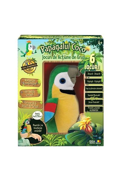divendi-ro Board game "Coco the Parrot", age 4+ years, 24x12x30cm, multicolor