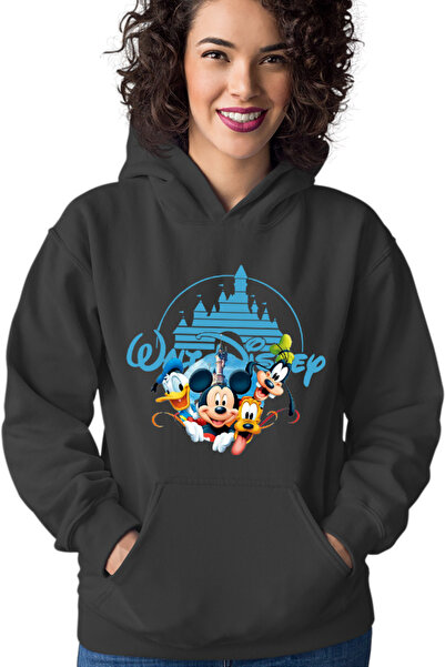 OEM Hanorac Femei Mickey Mouse Walt Disney Logo Castle Pluto Gooffy Minnie