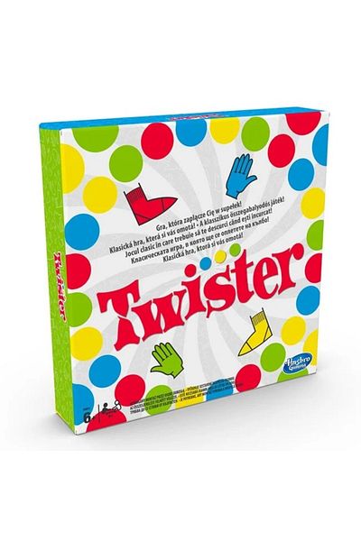 divendi-ro Board game "Twister", 2+ players, age 6+ years, multicolored