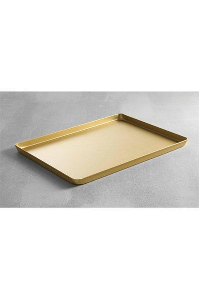 HENDI Taca cukiernicza ekspozycyjna do ciasta 30x20cm - złota