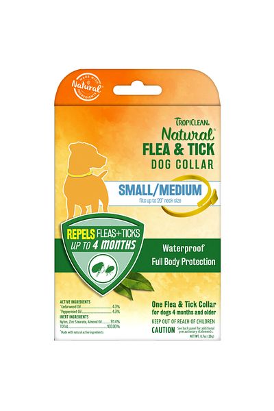 Tropiclean Natural Flea & Tick Dog Repellent Collar for Small Dogs