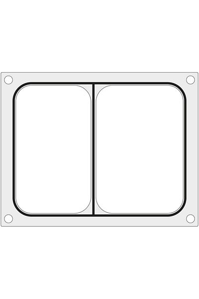 HENDI Matryca forma do zgrzewarek MCS na tackę dwudzielną 227x178 mm - 805466