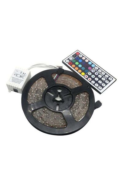 Generic 2-Piece RGB LED Light Strip With Remote Control