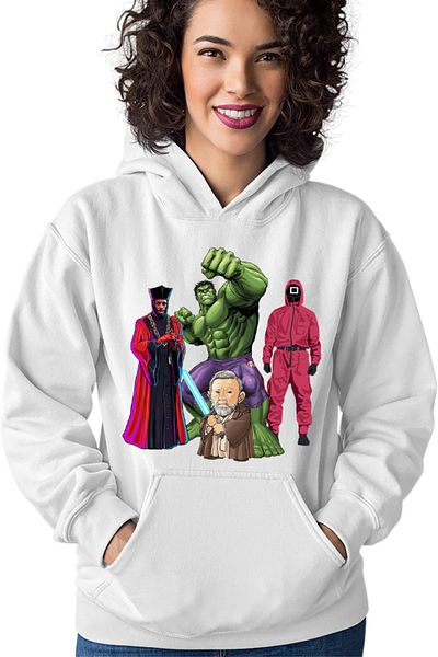 OEM Hanorac Femei Hulk Obi Wan Kenobi Squid Game Star Trek