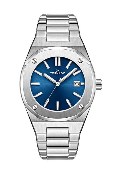 Tornado AURORA TWILIGHT Men's Analog Dark Blue Dial Watch - T23003-SBSN