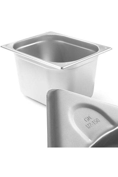HENDI Pojemnik GN 1/2 stalowy Kitchen Line wys. 150 mm - 806340
