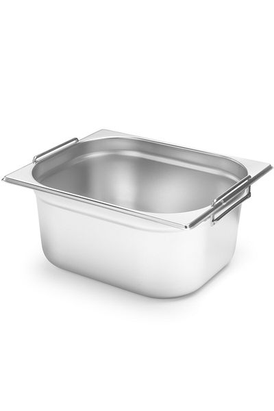 HENDI Pojemnik gastronomiczny GN 1/2 z chowanymi uchwytami 325x265x200mm 12.5L 817353