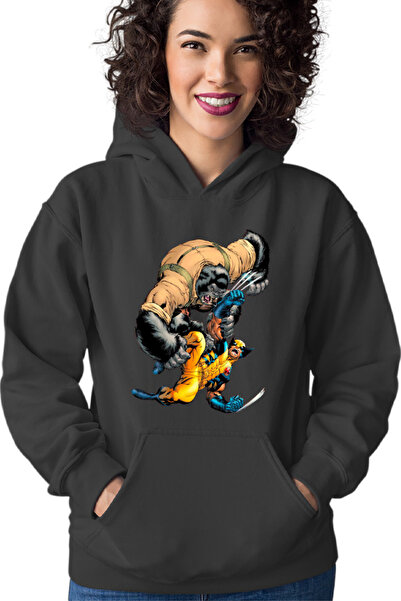 OEM Hanorac Femei X-men DC Comic Books Fight Gorilla Claws Muscles