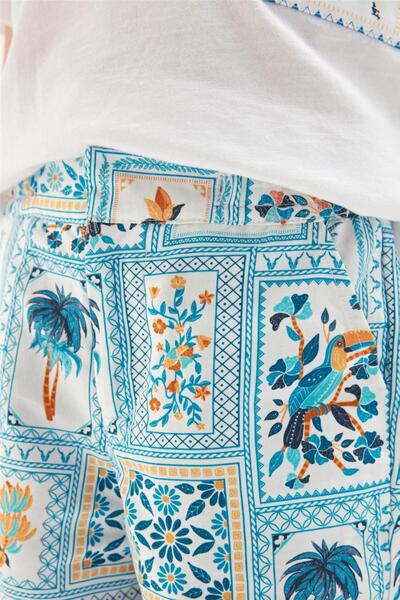 Nebbati Boy Patterned Shorts