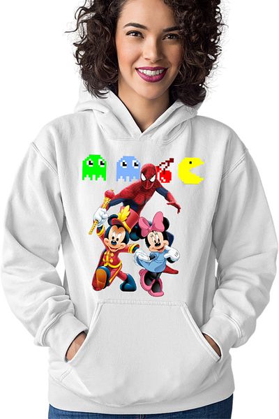 OEM Hanorac Femei Spiderman Mickey Mouse Daisy Pacman Emotes