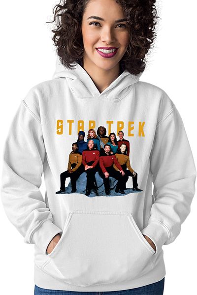 OEM Hanorac Femei Star Trek Crew Members Aliens Together Animated Series
