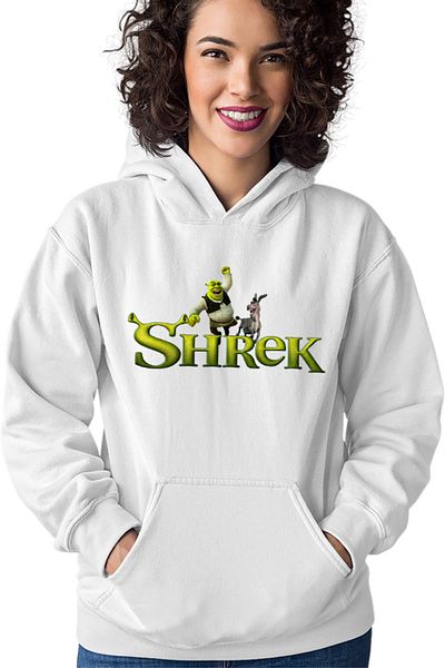 OEM Hanorac Femei Shrek Logo Monster Donkey Animal Gnom Medieval