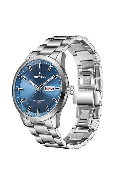 Tornado SPECTRA ANALOG Men's Analog Blue Dial Watch - T23001-SBSL