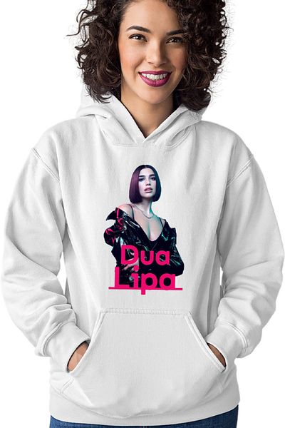 OEM Women's Hoodie Dua Lipa English Singer Songwriter Mezzo-Soprano