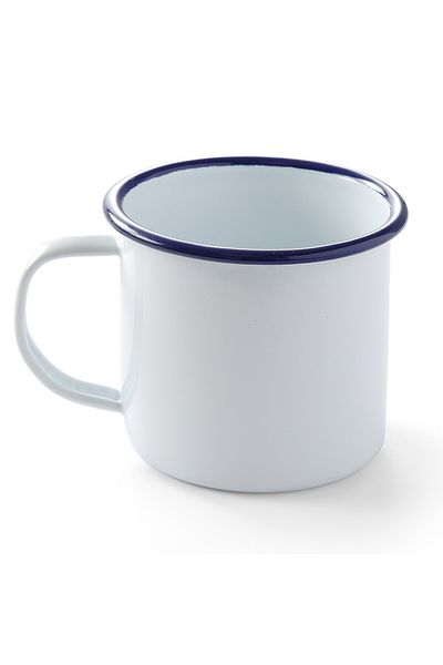 HENDI Kubek emaliowany z uchwytem biały 520 ml 621301