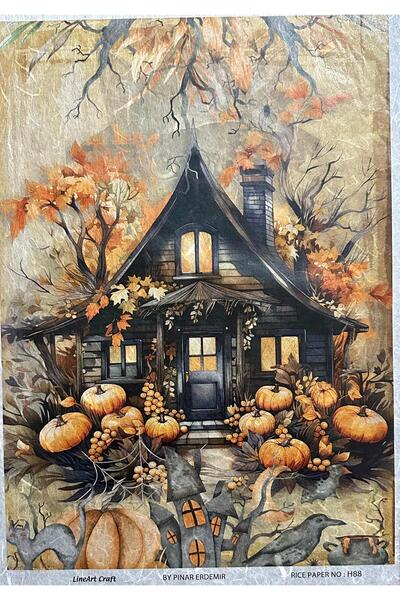 LİNEART PİRİNÇ DEKOPAJ KAĞIDI H88