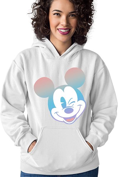 OEM Hanorac Femei Mickey Mouse Pastels Colors Smooth Cartoon Animation