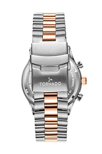 Tornado CELESTIA ELITE Men's Chronograph White Dial Watch - T6106B-KBKW