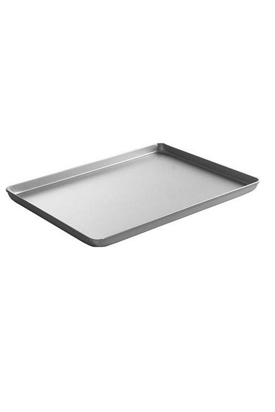 HENDI Taca cukiernicza piekarnicza ekspozycyjna z aluminium 400x300x20mm srebrna - 808504