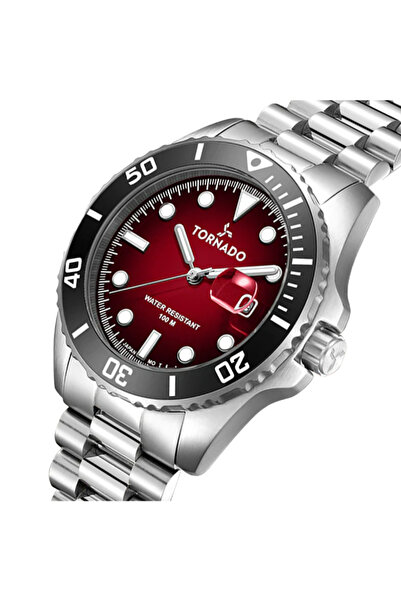 Tornado LUMINA ANALOG Men's Analog Maroon Dial Watch - T22001-SBSMB