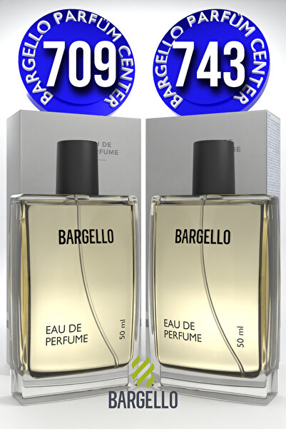 Bargello 709 Erkek 50 ml Parfüm Edp Oriental + 743 Woody Erkek Parfüm 50 Ml EDP