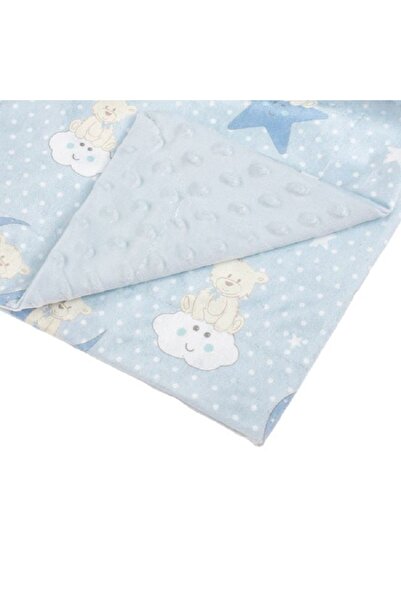 OEM Patura catifelata pentru bebe, 90x80 cm, Ursuleti