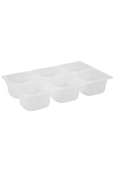 HENDI Pojemnik gastronomiczny z polipropylenu GN 1/6 wys. 200 mm - 880401