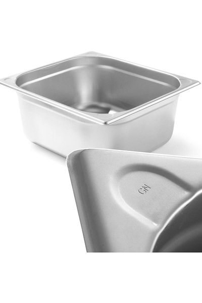 HENDI Pojemnik GN 2/3 stalowy Kitchen Line wys. 150 mm - 806241