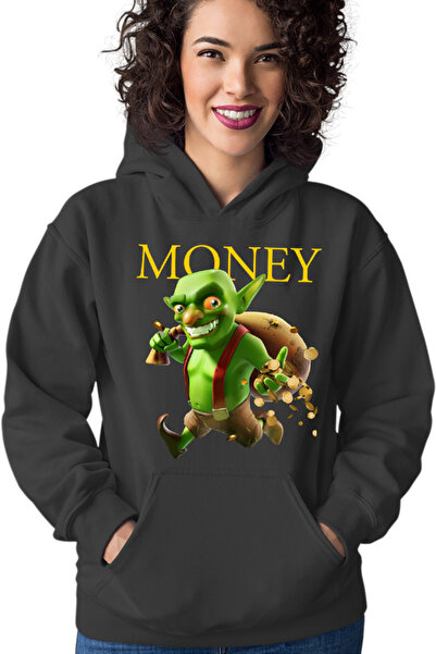 OEM Hanorac Femei Clash of Clans Money Monster Collect Economy