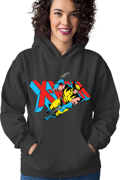 OEM Hanorac Femei X-men Logo Jump Master Mind Protect Civilians