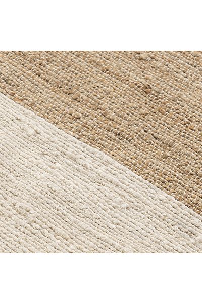 Cottage Border Jute Cotton Rug 200*300