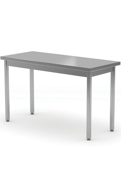 HENDI Masă de lucru centrală din oțel Kitchen Line 800 x 600 x 850 mm - 816196