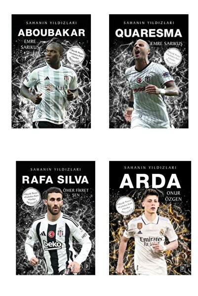 Parodi Yayınları Aboubakar - Quaresma - Rafa Sılva - Arda - 4 Kitap set