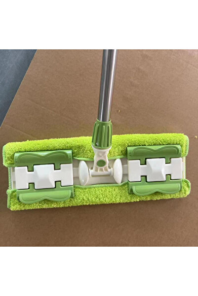 BUFFY Mikrofiber Mandallı Mop | 115 cm Ayarlanabilir Saplı + 1 Yedek Bez Hedi...